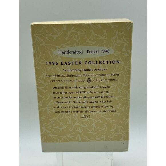 Hallmark Keepsake Ornament Vintage 1996 Springtime Barbie Collector‎ Series - Picture 2 of 3